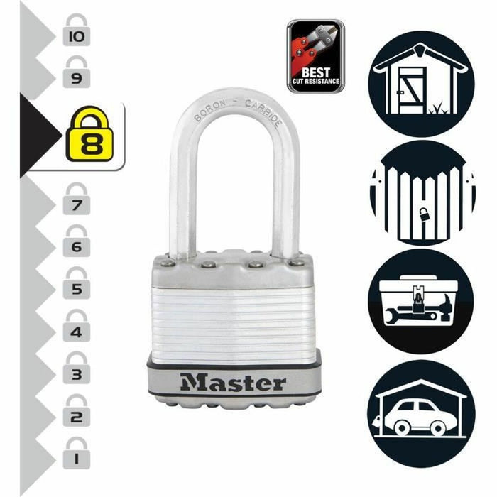 Lacăt cu cheie Master Lock Oțel 50 mm