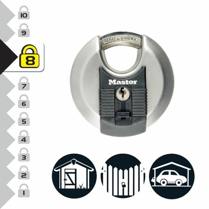Lacăt cu cheie Master Lock M40EURT (2 Unități)