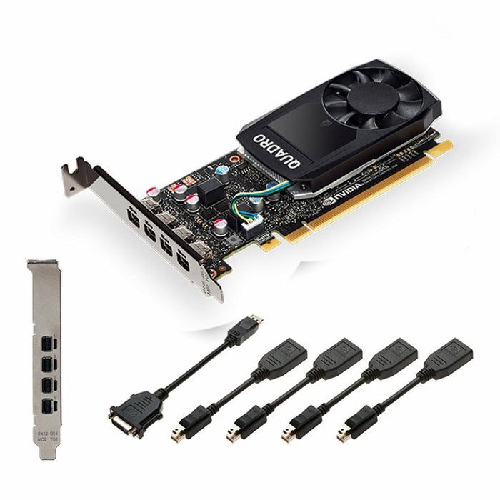 Placă Grafică PNY VCQP1000V2-PB 4 GB GDDR5 5K Ultra HD