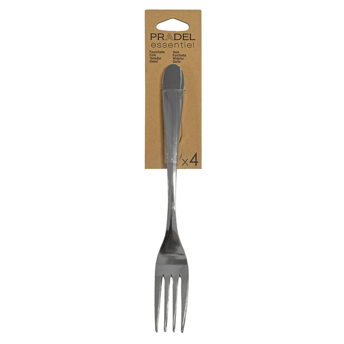 Set de Furculițe Pradel essentiel Ondine Oțel Metal 18 cm (4 Unități)
