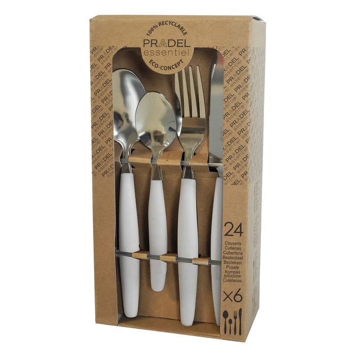 Set de Tacâmuri Pradel essentiel Pure 24 Piese Bicolor Metal
