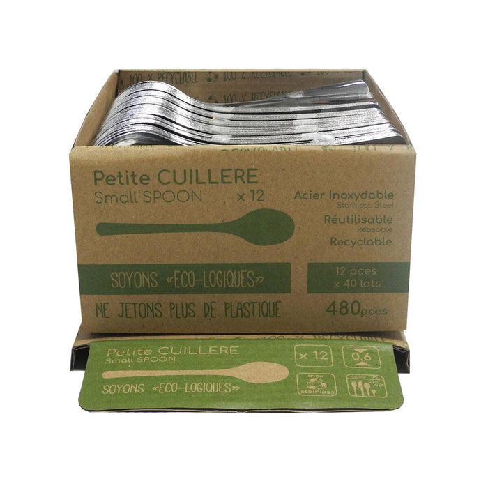 Set de Linguri Amefa Ecologic Slim Desert Metal Oțel (12 Unități)