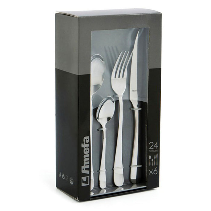 Set de Tacâmuri Amefa Austin Metal Oțel inoxidabil 24 Piese