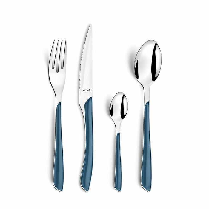 Set de Tacâmuri Amefa Eclat Bleumarin Metal (24 pcs)