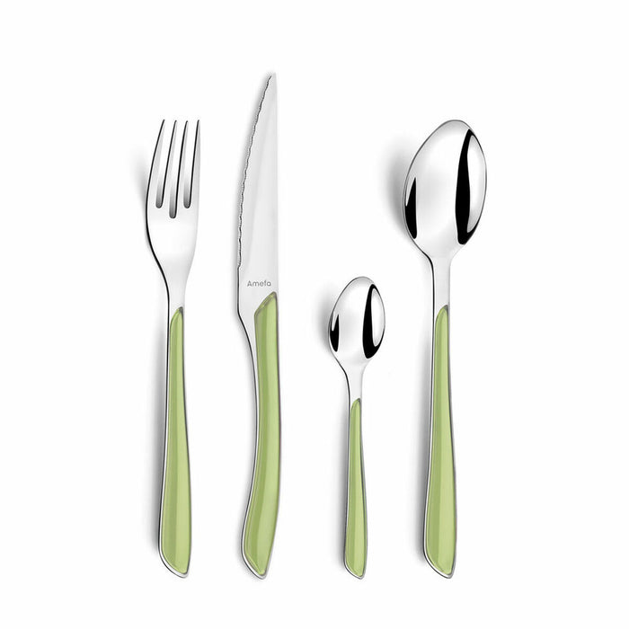 Set de Tacâmuri Amefa Eclat Verde Metal (24 pcs)