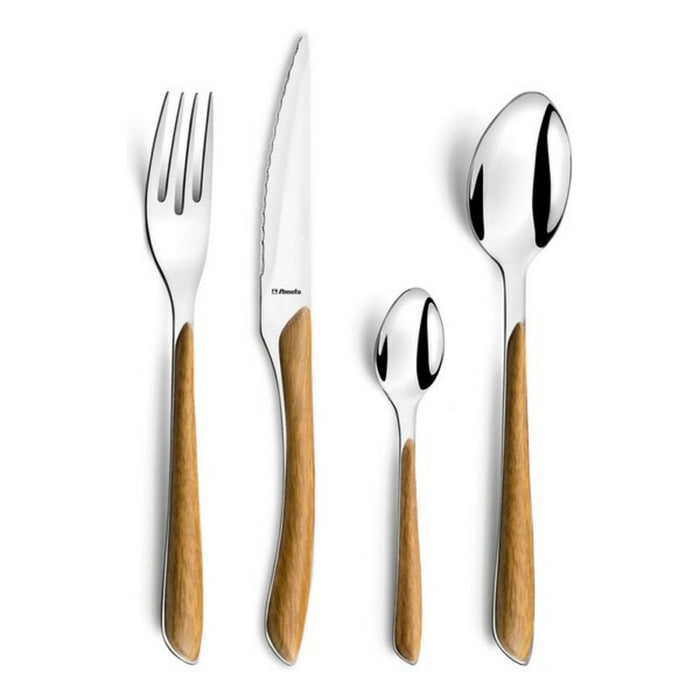 Set de Tacâmuri Amefa 2274PWPA10C40 Lemn Metal Oțel inoxidabil 24 Piese
