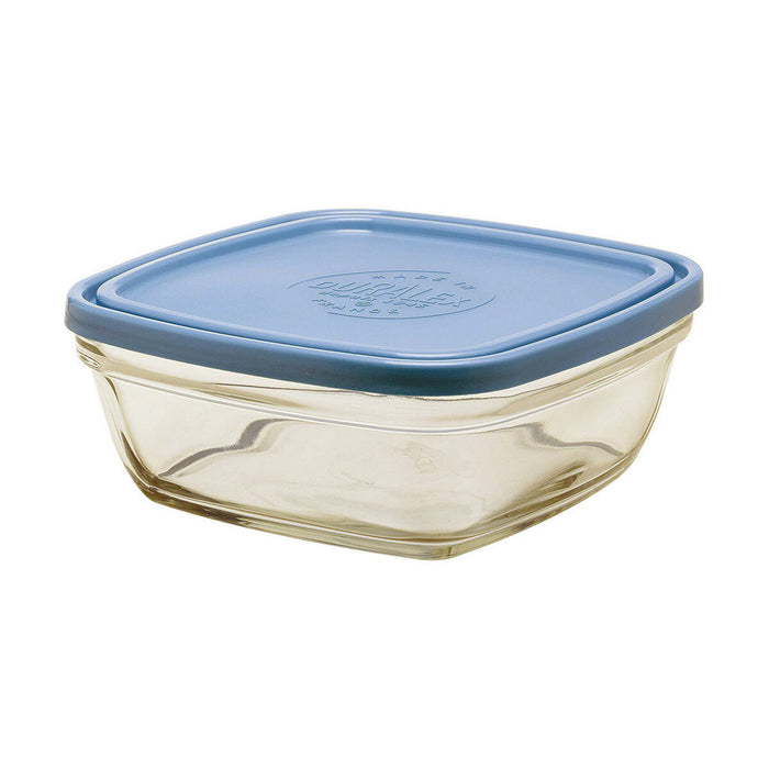 Cutie pentru prânz ermetică Duralex Freshbox Albastru Pătrat (17 x 17 x 7 cm) (1,15 L)