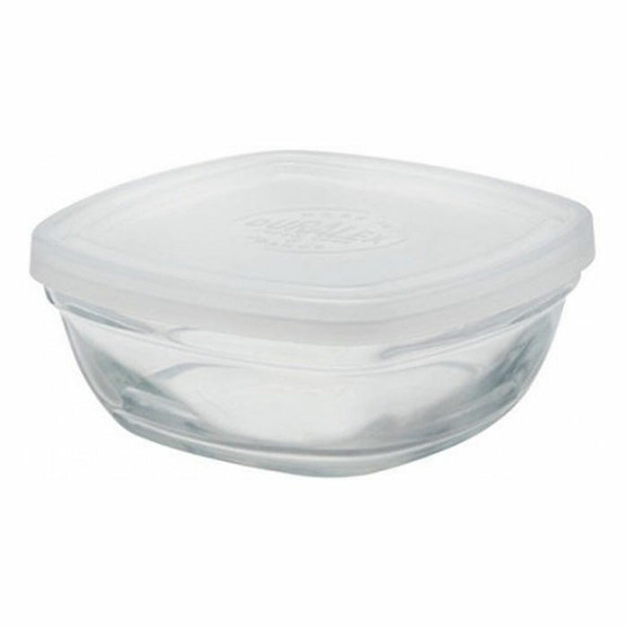 Cutie pătrată pentru prânz cu capac Duralex FreshBox Transparent 150 ml (12 Unități)