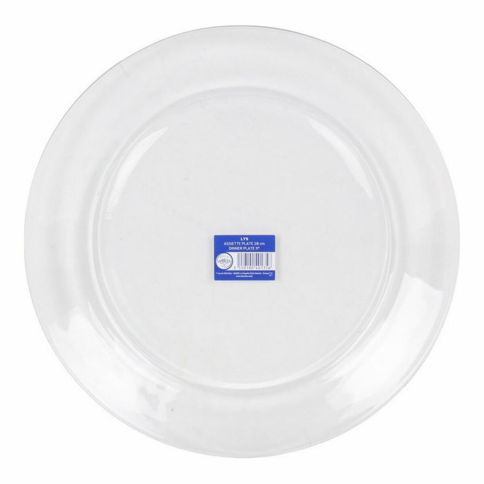 Platou Plat Duralex Lys Transparent Ø 28 cm (24 Unități)