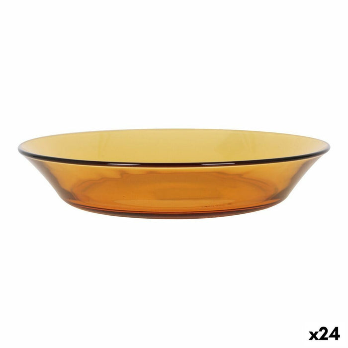 Farfurie Adâncă Duralex Lys Chihlimbar 19,5 cm (24 Unități)
