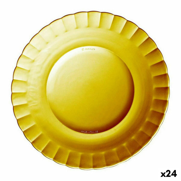 Platou Plat Duralex Picardie Geam Chihlimbar Ø 26 cm (24 Unități)