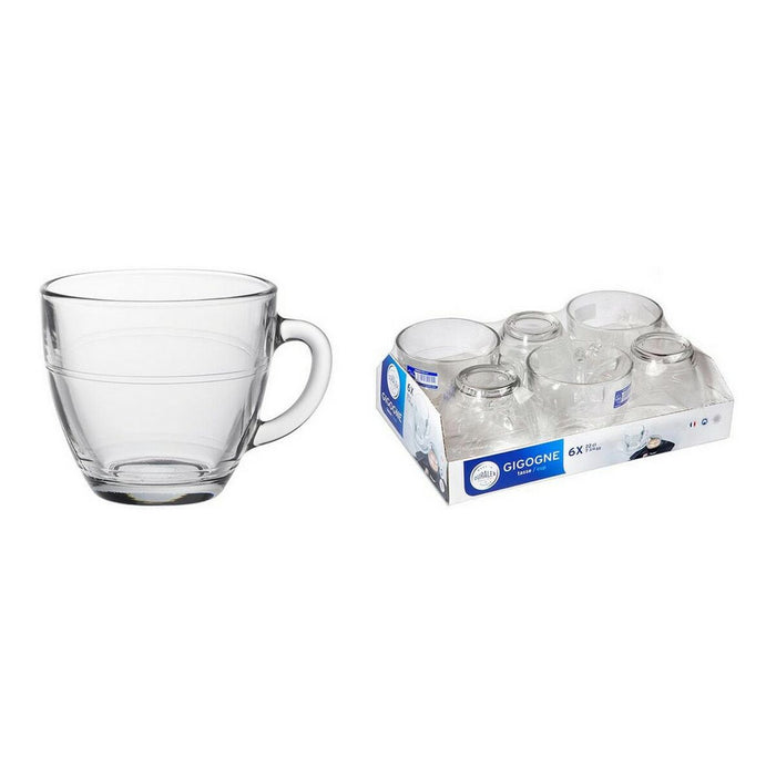Set de Căni de Cafea Duralex Gigogne (220 ml) (6 uds)