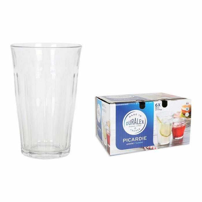 Set de pahare Duralex Picardie Transparent 500 ml 6 Piese (4 Unități)