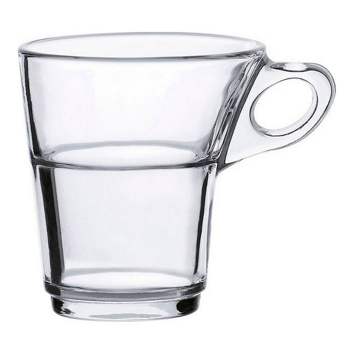 Set de 6 Căni de Cafea Duralex Caprice Geam Transparent 90 ml