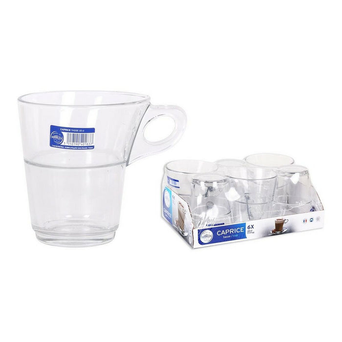 Set de Căni de Cafea Duralex Caprice 220 ml 6 Piese (6 Unități) (6 uds)