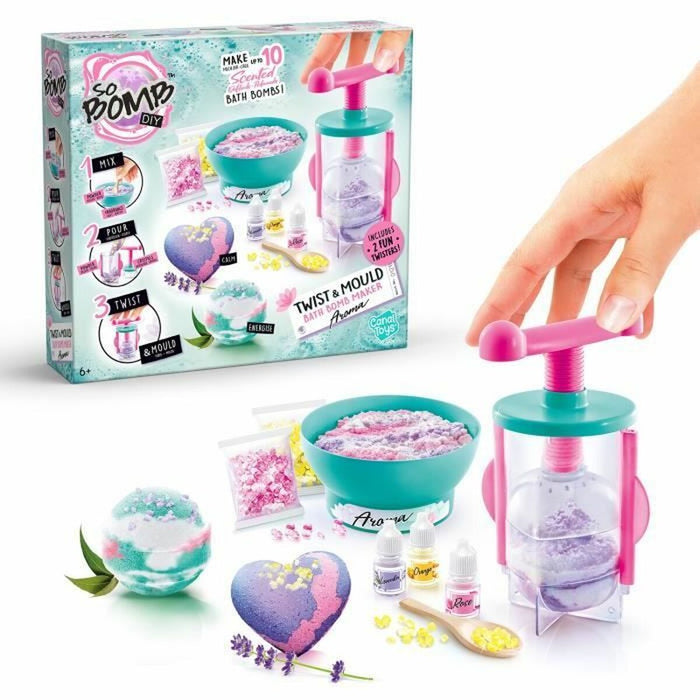 Set de Lucru Manual Canal Toys So Bomb DIY Twist & Mold Bath Bomb