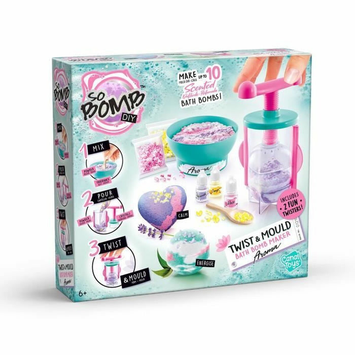 Set de Lucru Manual Canal Toys So Bomb DIY Twist & Mold Bath Bomb
