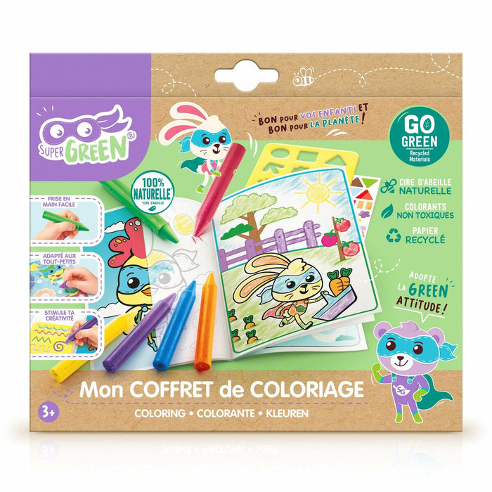 Desene pentru colorat Canal Toys Super Green