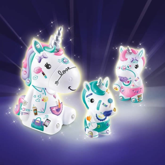 Set de Lucru Manual Canal Toys The Unicorn Family Set de autocolante