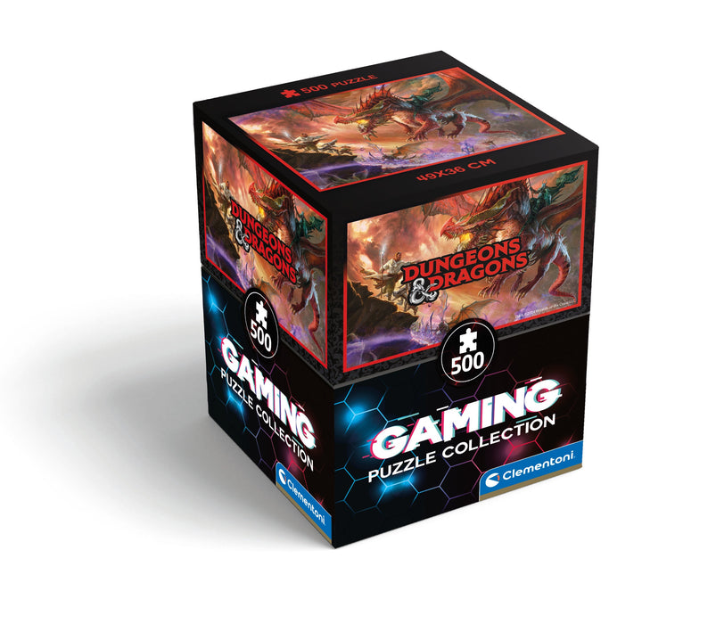 Puzzle Clementoni Dungeons & Dragons, Gaming Puzzle Collection, 500 piese, 49 x 36 cm