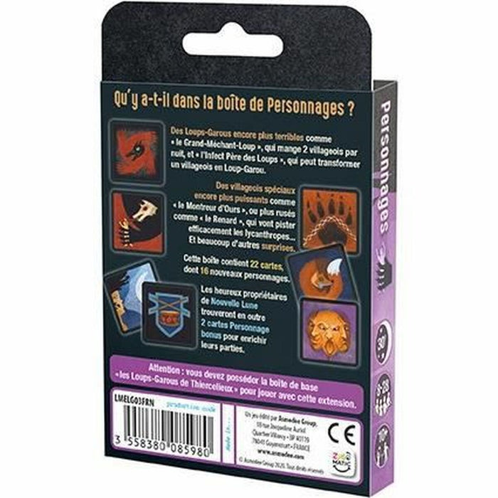 Joc de Masă Asmodee Les Loups-Garous de Thiercelieux - Expansion: Characters (Edition 2021) (FR)
