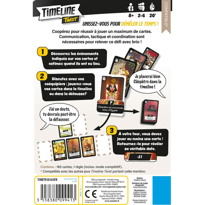 Jocuri de cărți Asmodee Timeline Twist (FR)