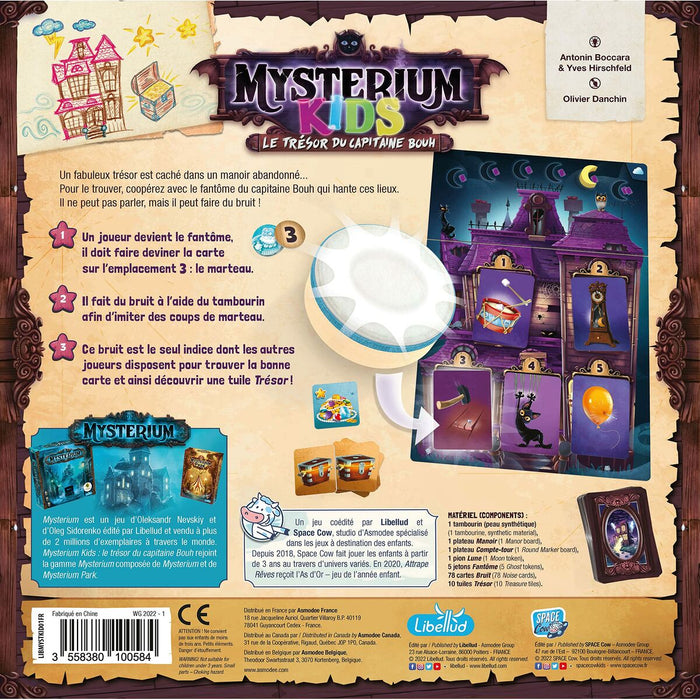 Joc de Masă Asmodee Mysterium Kids: Le Trésor du Capitaine Bouh (FR)