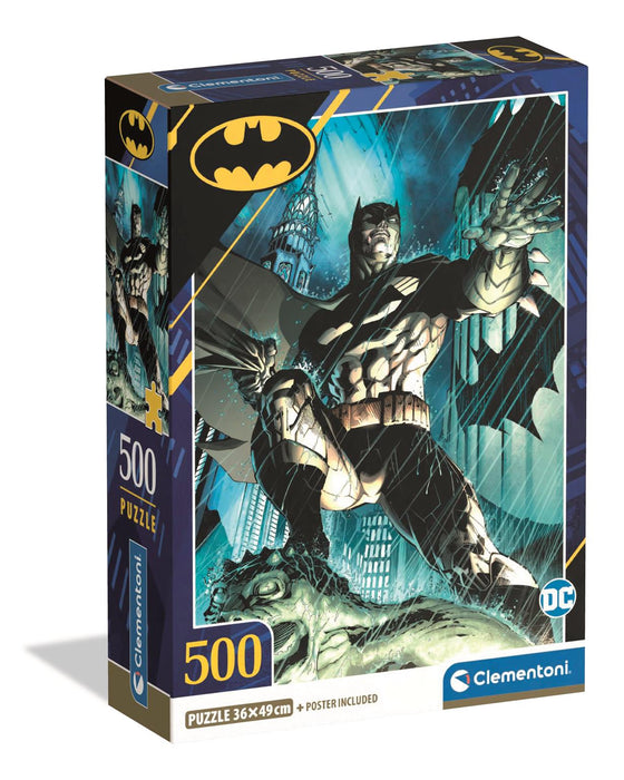 Puzzle Clementoni Compact Batman, 500 piese, 36 x 49 cm