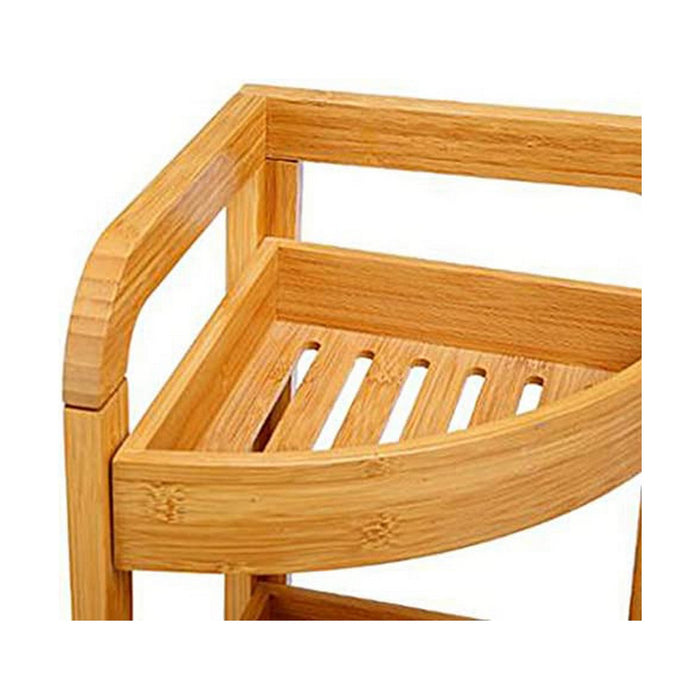 Etajeră de Colț 5five 3 Rafturi 23 x 23 x 61 cm Bambus