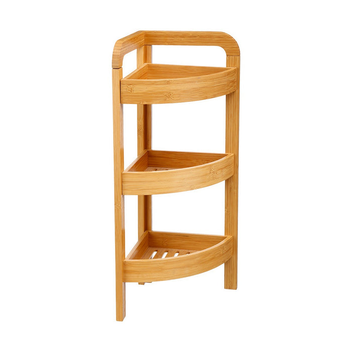 Etajeră de Colț 5five 3 Rafturi 23 x 23 x 61 cm Bambus