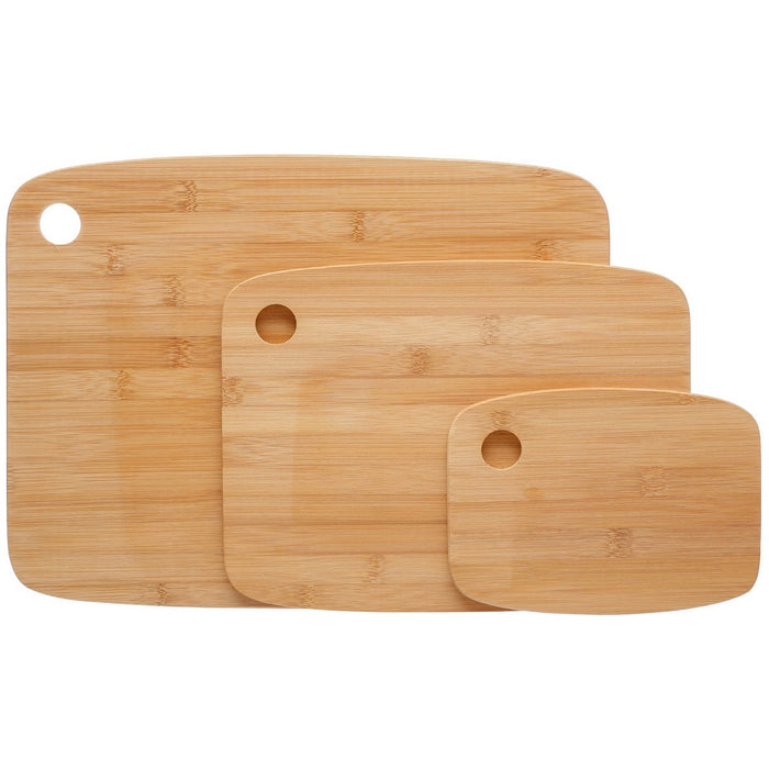 Set de plăci de tăiat Secret de Gourmet 3 Piese Natural Bambus