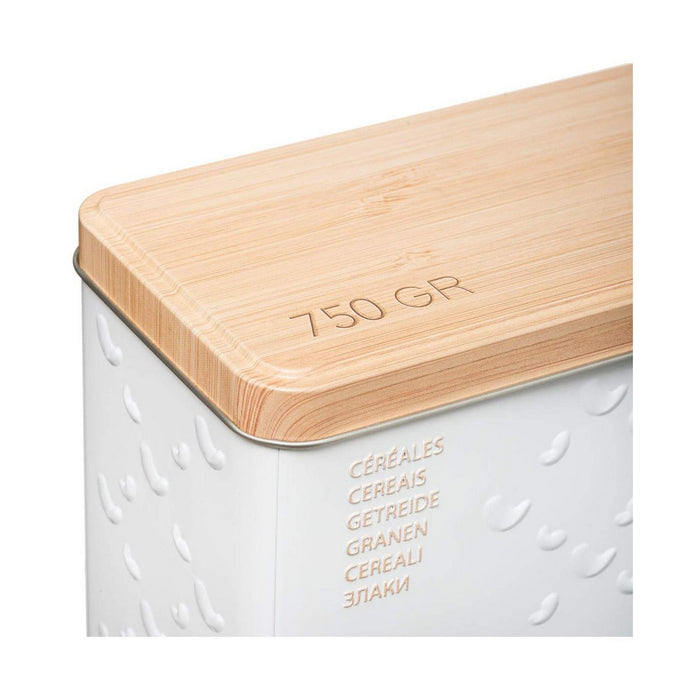 Cutie Multifuncțională Nature Scandi Metal Alb 750 g