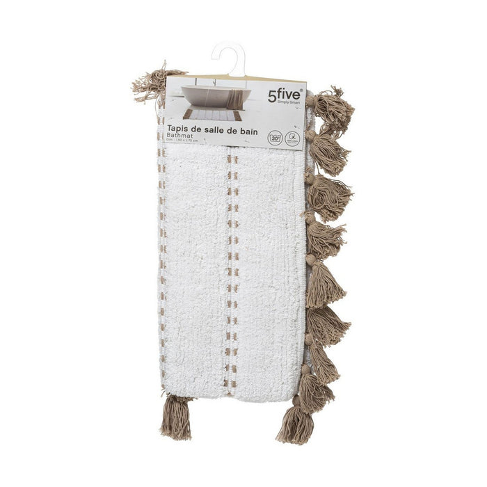 Covoraș de baie 5five Pom pom Maro Bumbac (50 x 75 cm)