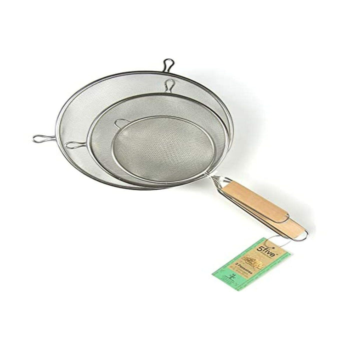 Set de agățători Secret de Gourmet Lemn Oțel inoxidabil (3 Piese)