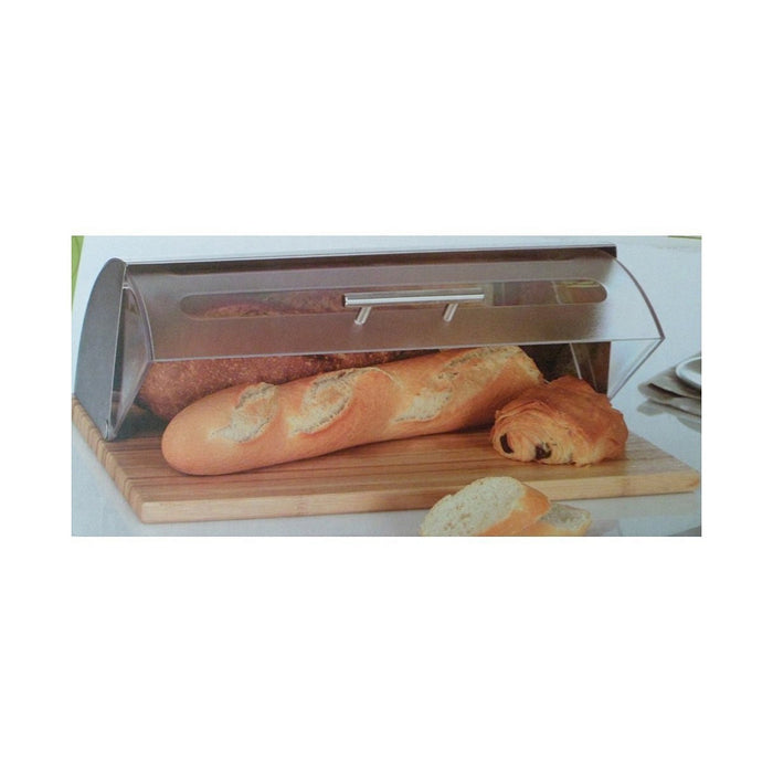 Coș pentru pâine 5five Bambou cuisine Argintiu