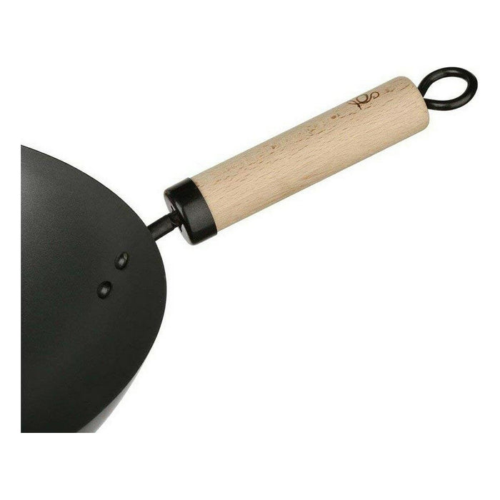 Tigaie Wok Secret de Gourmet Negru Oțel inoxidabil Ø 35 cm