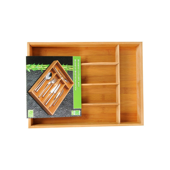Organizator pentru tacâmuri 5five Lemn Bambus (34 x 25 x 4,5 cm)