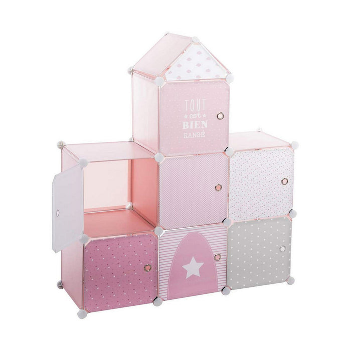 Raft Atmosphera Pink Castle Infantil Modular polipropilenă (95,5 x 32 x 109 cm)