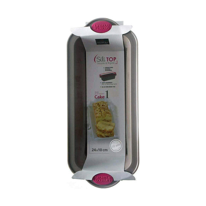 Formă de Silicon cu Mâner Secret de Gourmet (30,5 x 13 x 7 cm)
