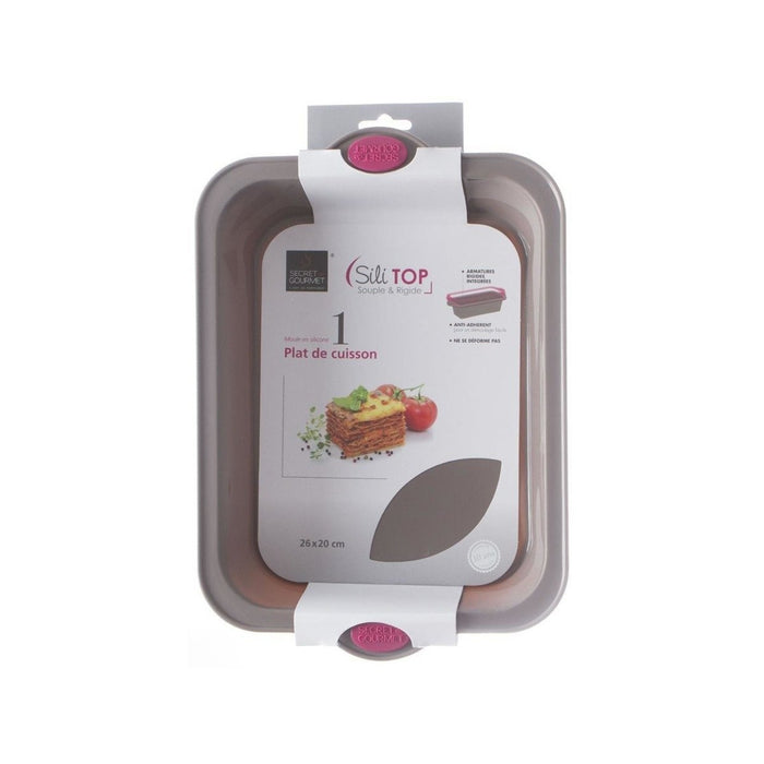 Formă de Silicon cu Mâner Secret de Gourmet (35,2 x 23 x 6,45 cm)