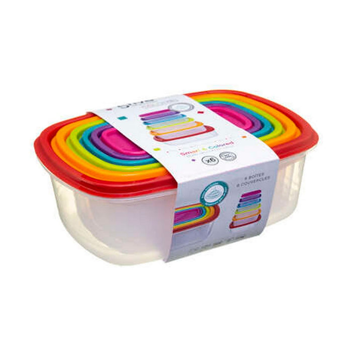 Set de 6 Cutii pentru Prânz 5five polipropilenă