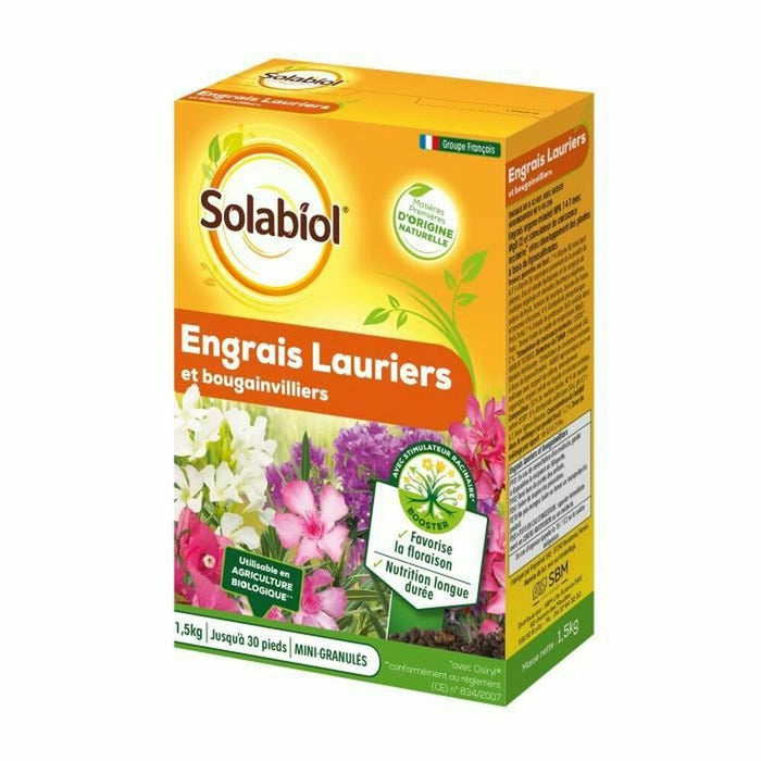 Îngrășământ organic Solabiol Laurel Bougainvillea 1,5 Kg