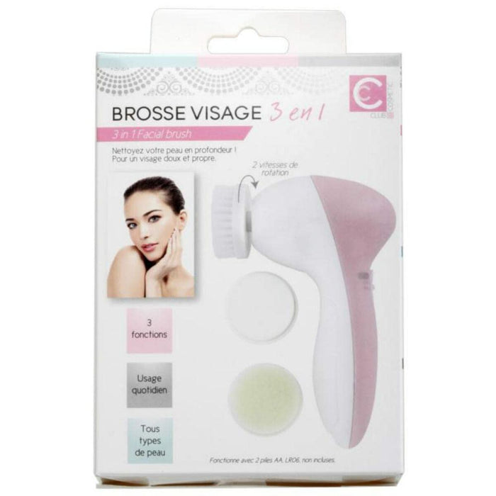 Perie de curățare a feței Cosmetic Club   3 în 1