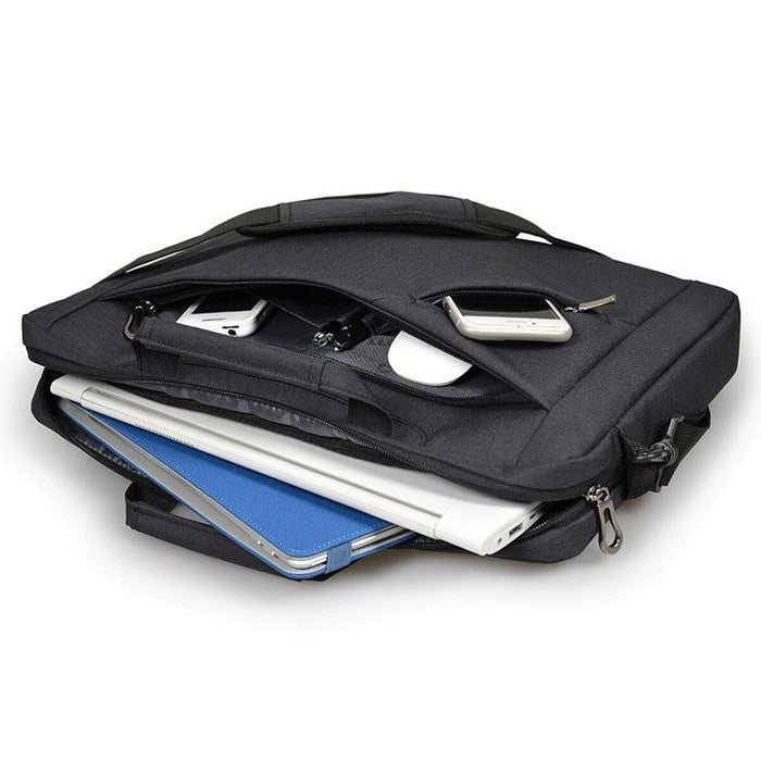 Servietă pentru Laptop Port Designs 135070 Negru Monocrom 12" 35 x 25 x 6,5 cm
