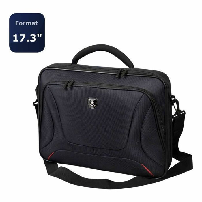 Servietă pentru Laptop Port Designs 160513 Negru Monocrom