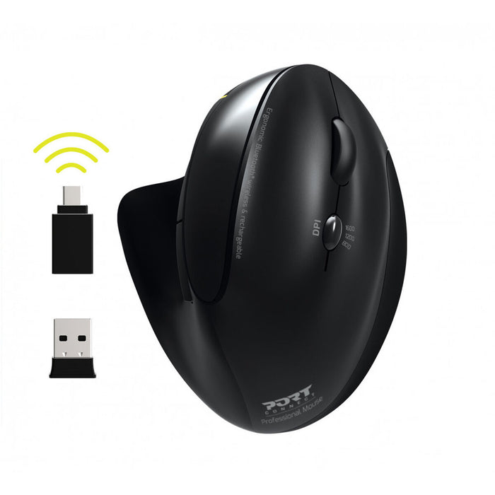 Mouse Fără Fir Port Designs 900706-BT Negru