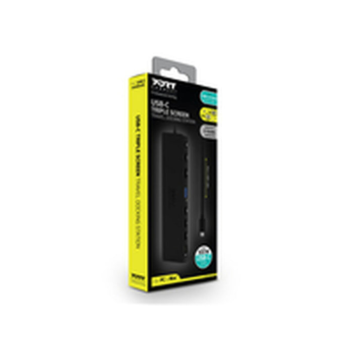 Hub USB Port Designs 901906-W Negru