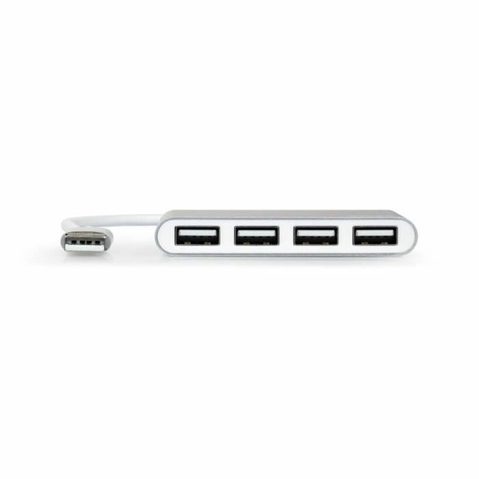 Hub USB 4 Porturi Port Designs 900120 Argintiu Alb/Gri