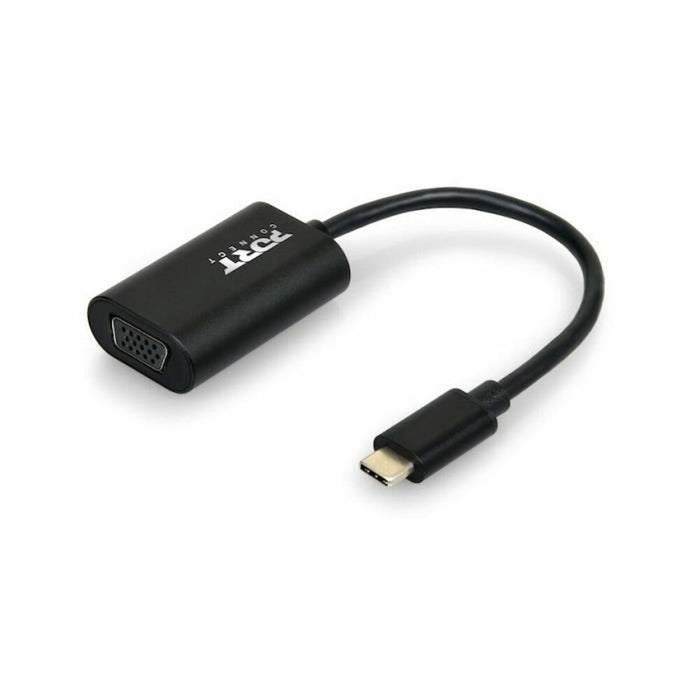 Adaptor USB C la VGA Port Designs 900125 Negru
