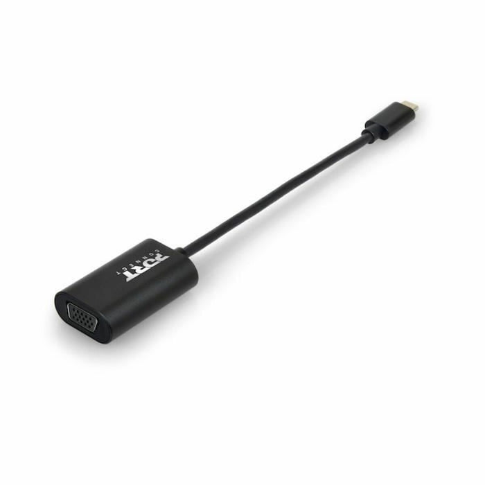 Adaptor USB C la VGA Port Designs 900125 Negru